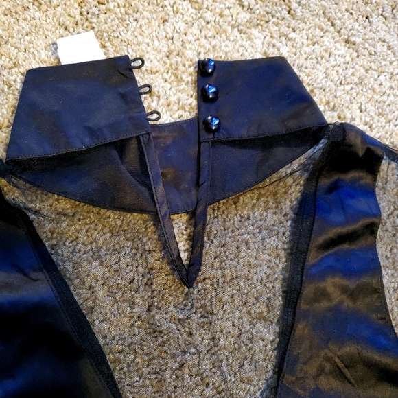 NWT Seek the Lable black top sheer sz M - Picture 3 of 4